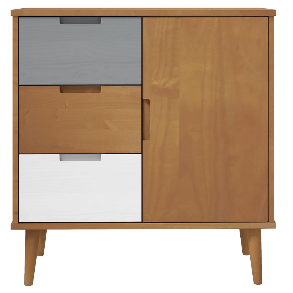 Dressoir MOLDE 76,5x40x80 cm massief grenenhout