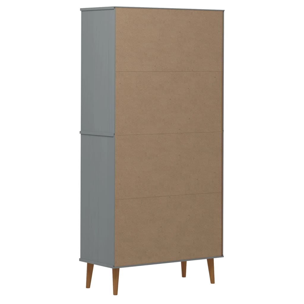 Boekenkast MOLDE 85x35x170,5 cm massief grenenhout