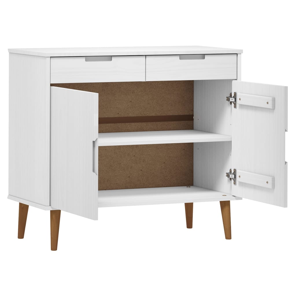 Dressoir MOLDE 90x40x80 cm massief grenenhout