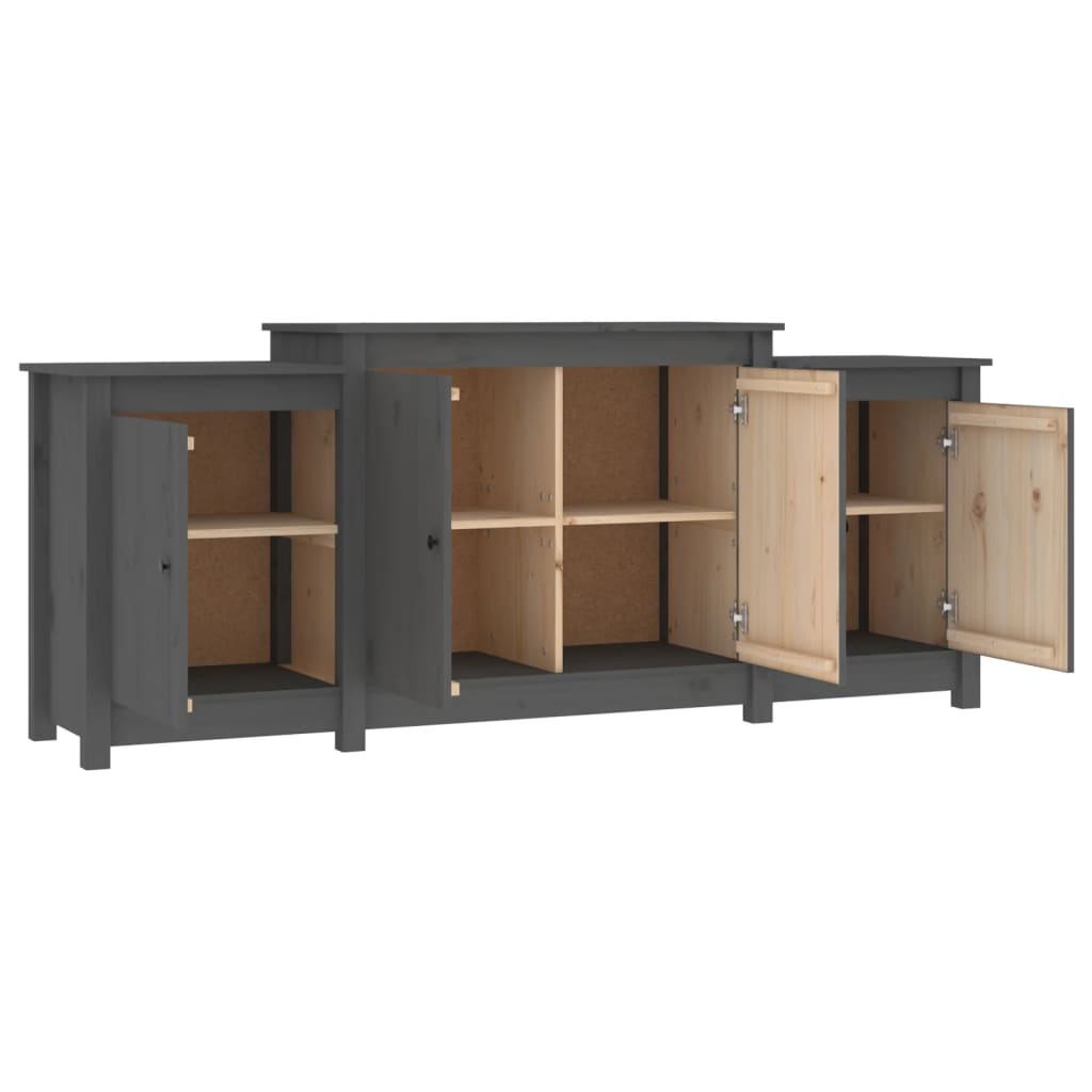 Dressoir 164x37x68 cm massief grenenhout