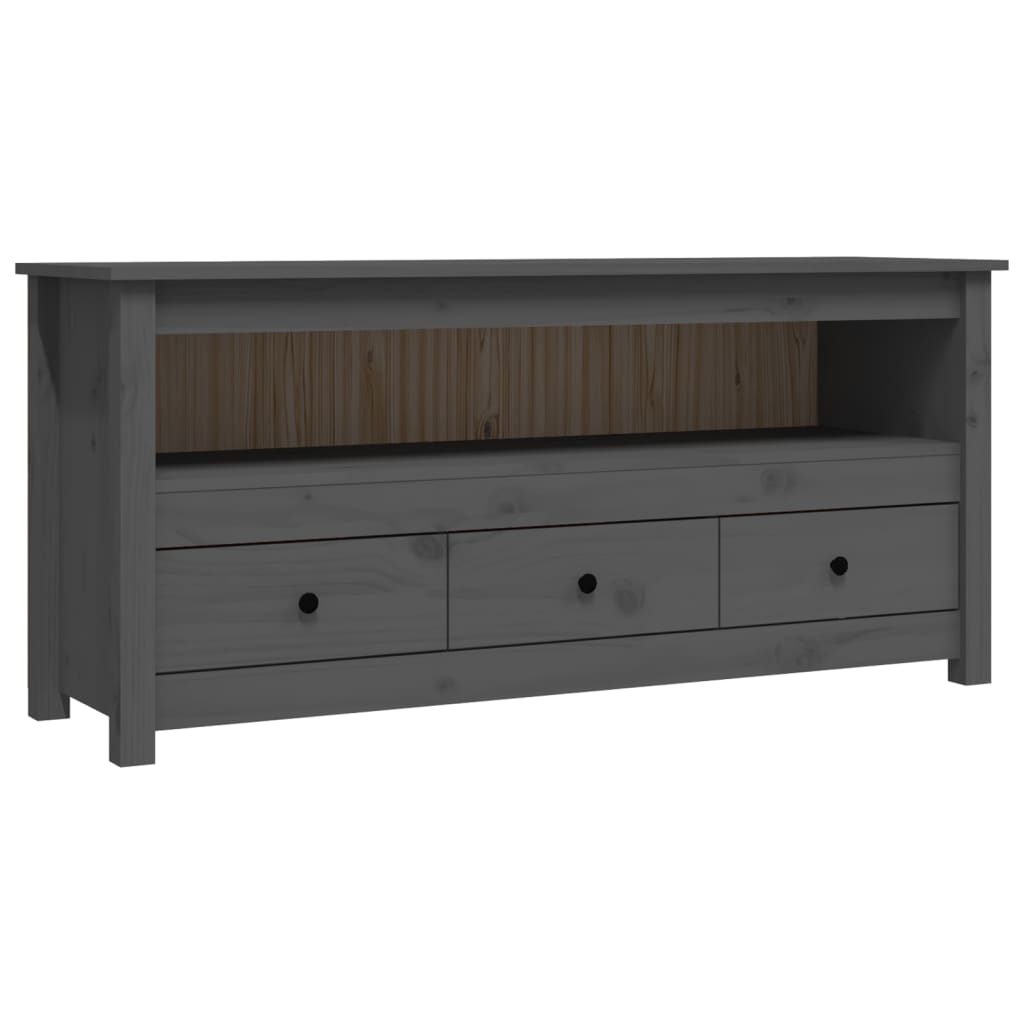 Tv-meubel 114x35x52 cm massief grenenhout