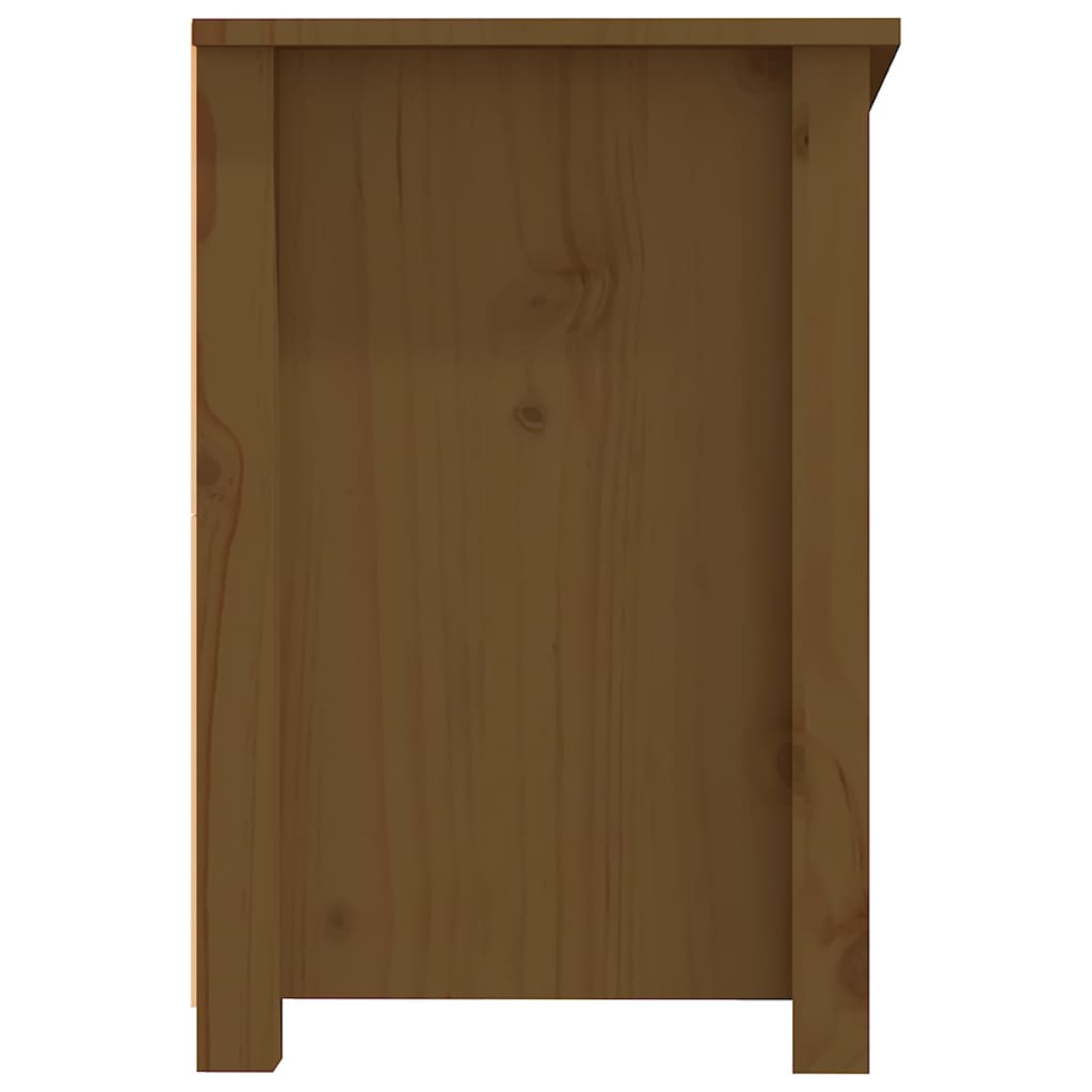 Tv-meubel 114x35x52 cm massief grenenhout