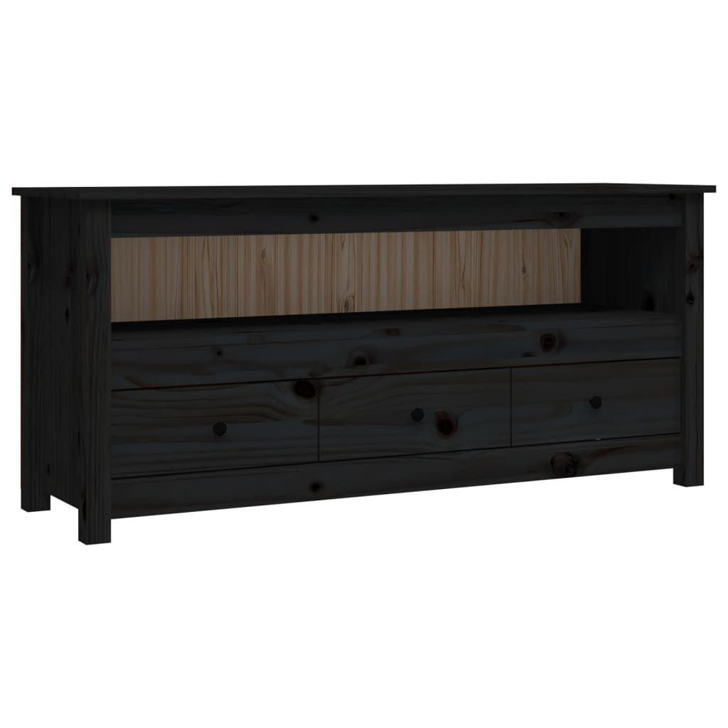 Tv-meubel 114x35x52 cm massief grenenhout