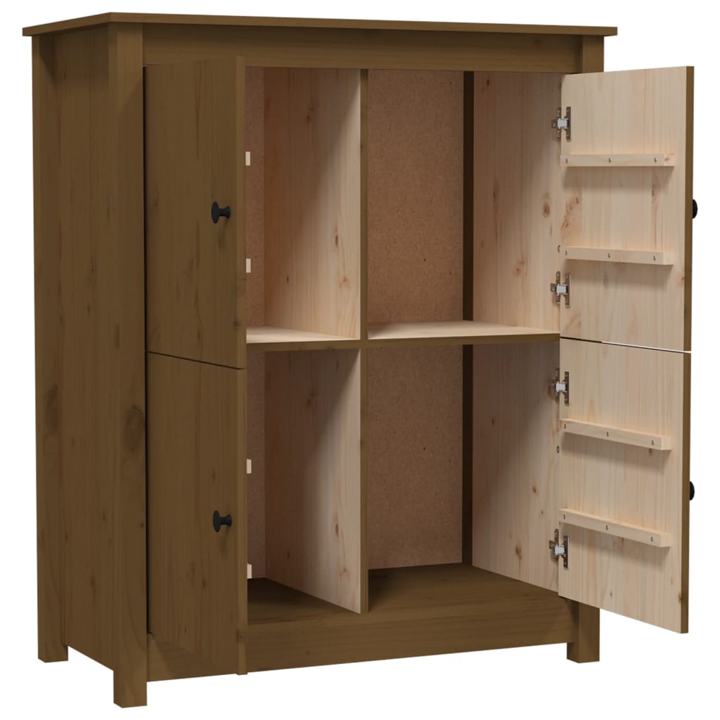 Dressoir 83x41,5x100 cm massief grenenhout