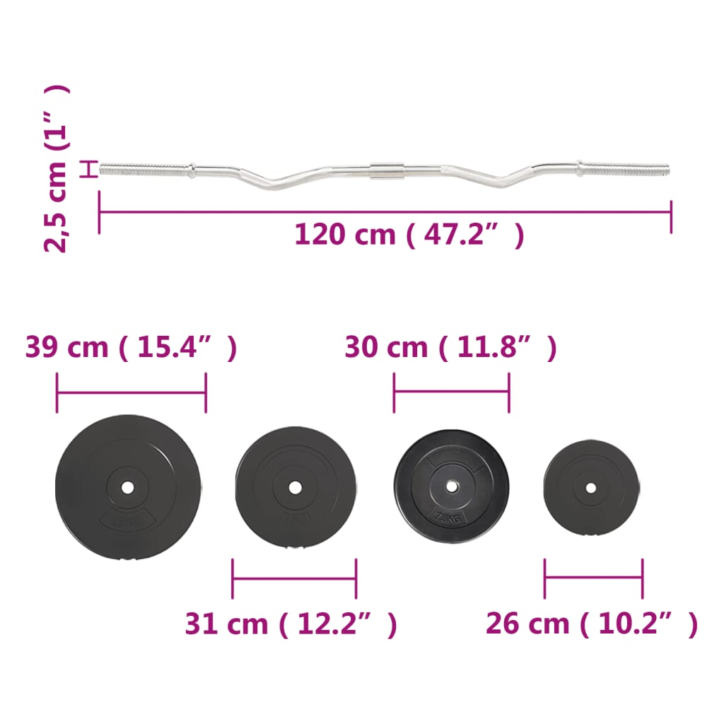 Halterset 30 kg