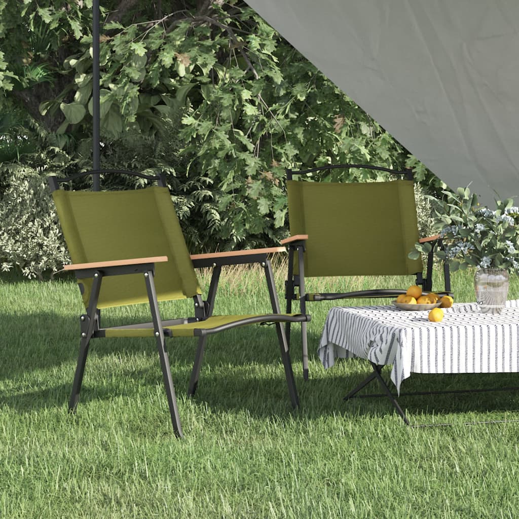 Campingstoelen 2 st 54x55x78 cm oxford stof