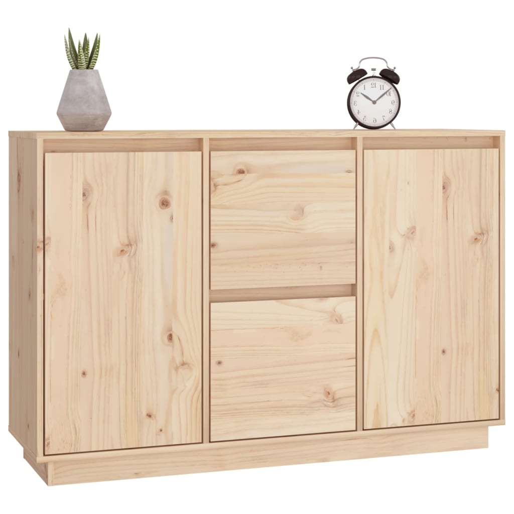 Dressoir 111x34x75 cm massief grenenhout