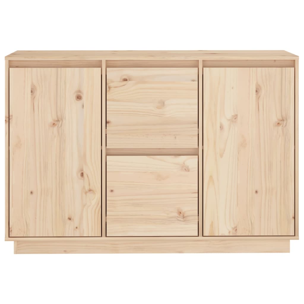 Dressoir 111x34x75 cm massief grenenhout