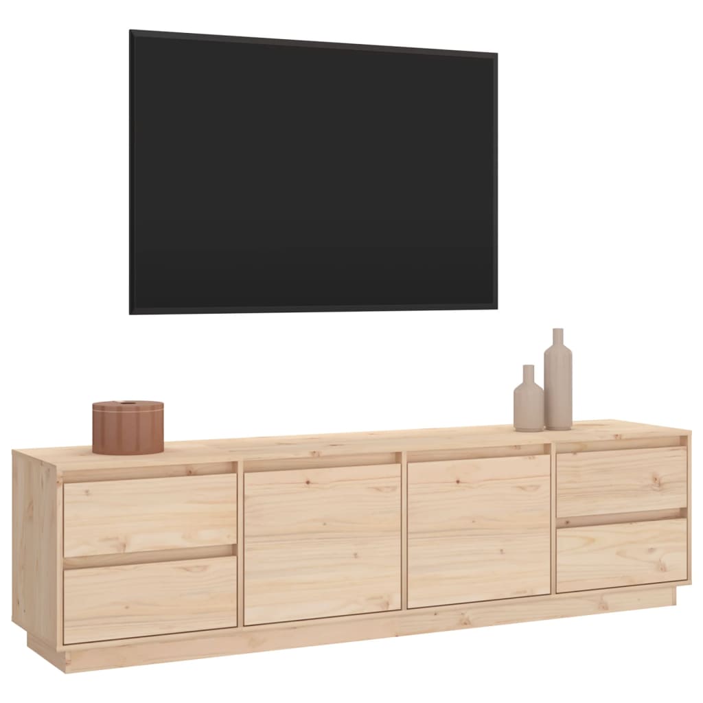 Tv-meubel 176x37x47,5 cm massief grenenhout