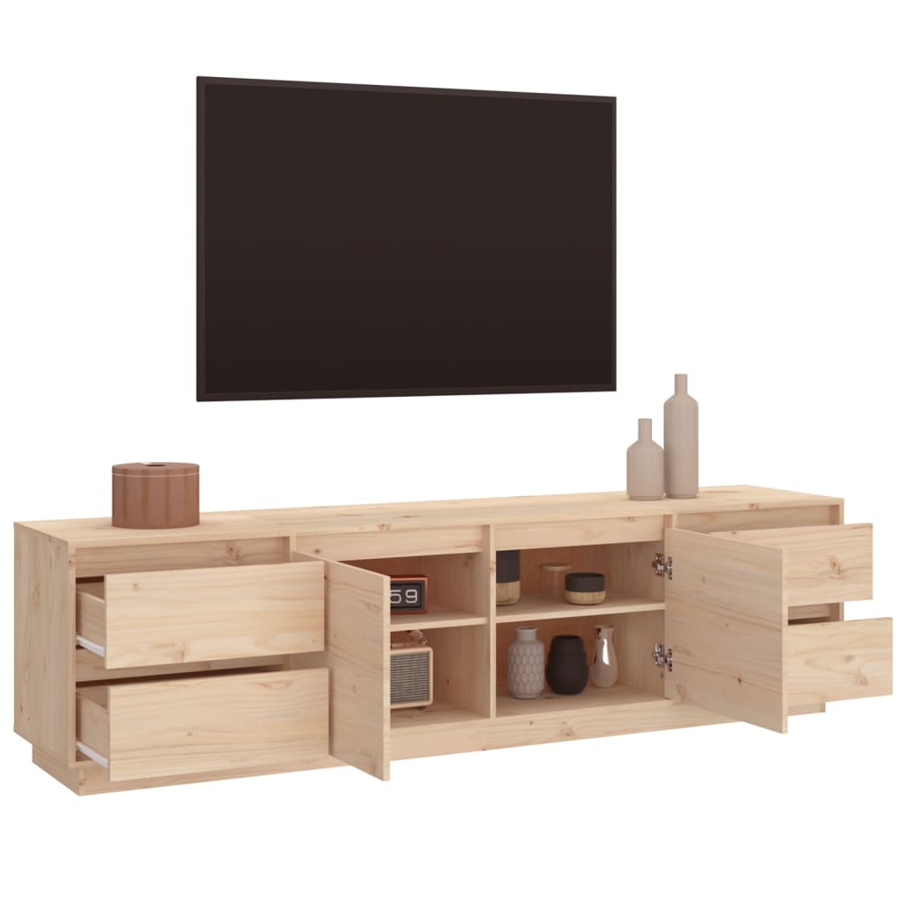 Tv-meubel 176x37x47,5 cm massief grenenhout