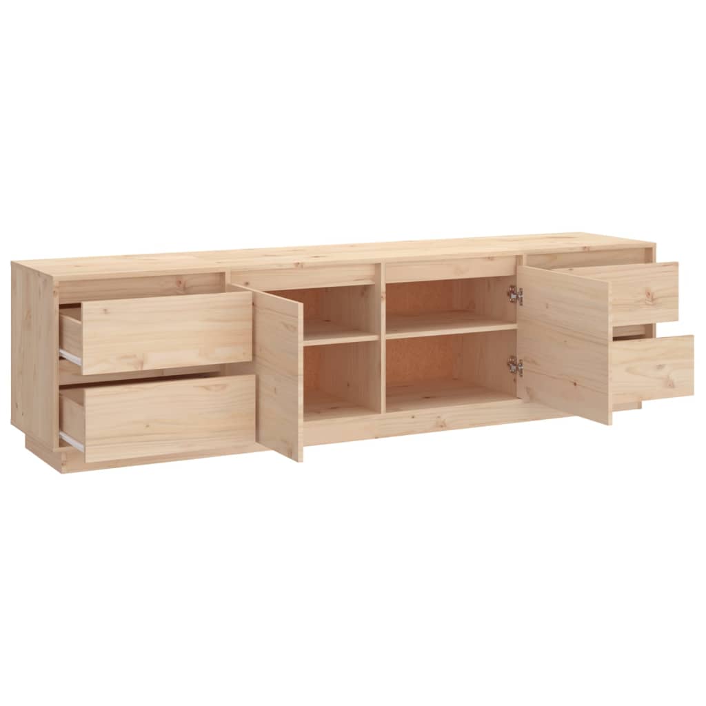 Tv-meubel 176x37x47,5 cm massief grenenhout