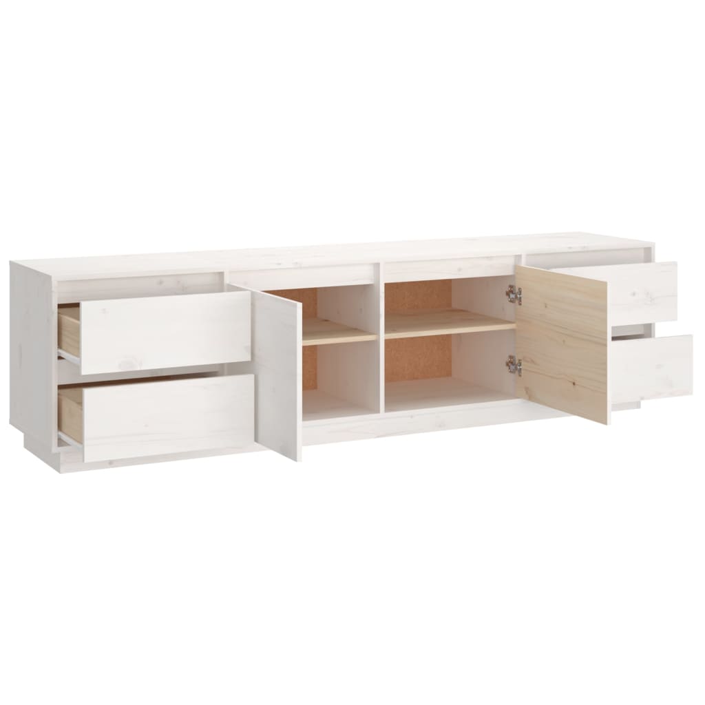 Tv-meubel 176x37x47,5 cm massief grenenhout