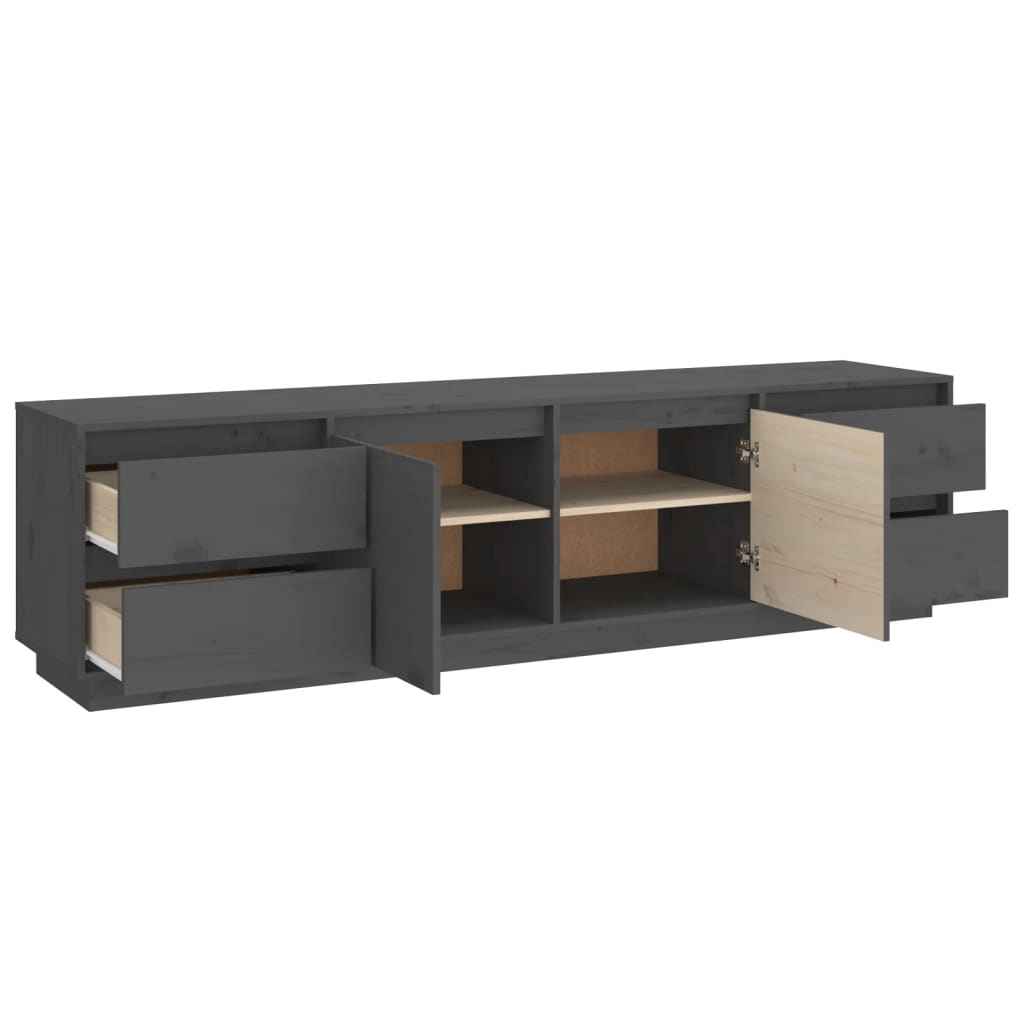 Tv-meubel 176x37x47,5 cm massief grenenhout