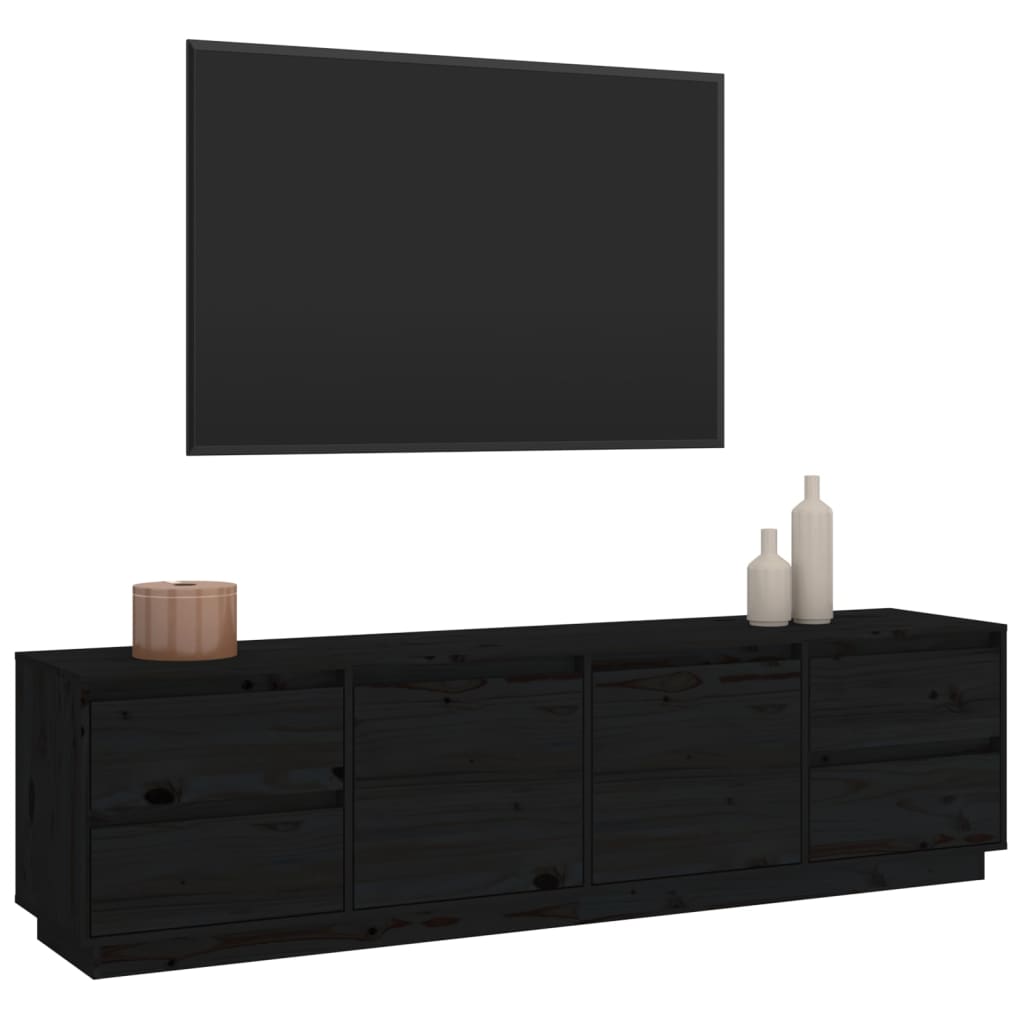 Tv-meubel 176x37x47,5 cm massief grenenhout