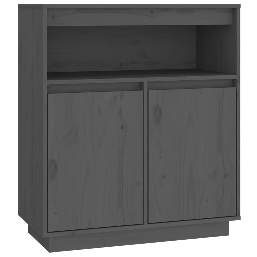 Dressoir 70x34x80 cm massief grenenhout