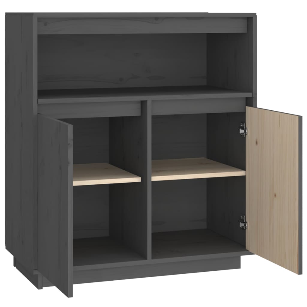 Dressoir 70x34x80 cm massief grenenhout