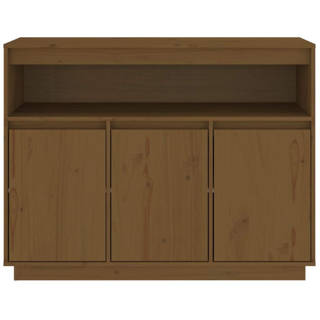 Dressoir 104,5x34x80 cm massief grenenhout