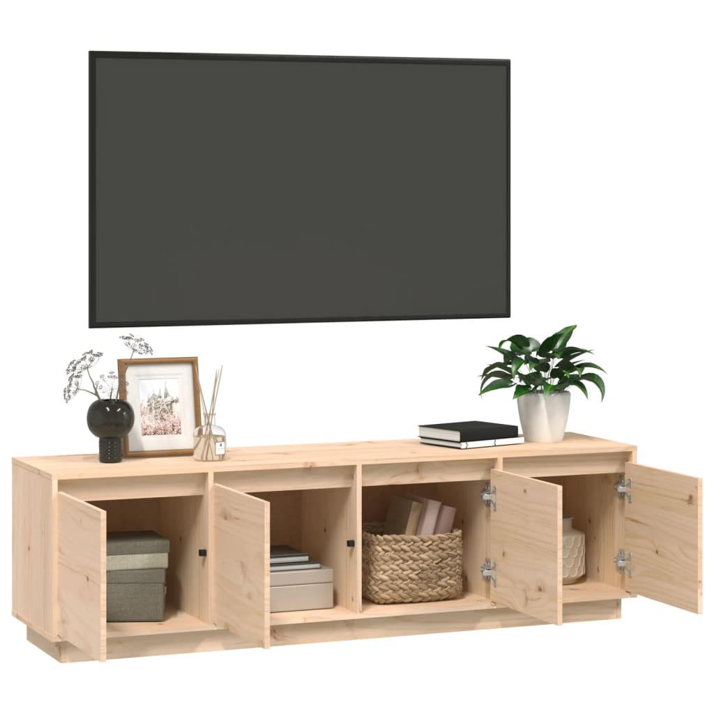 Tv-meubel 156x37x45 cm massief grenenhout