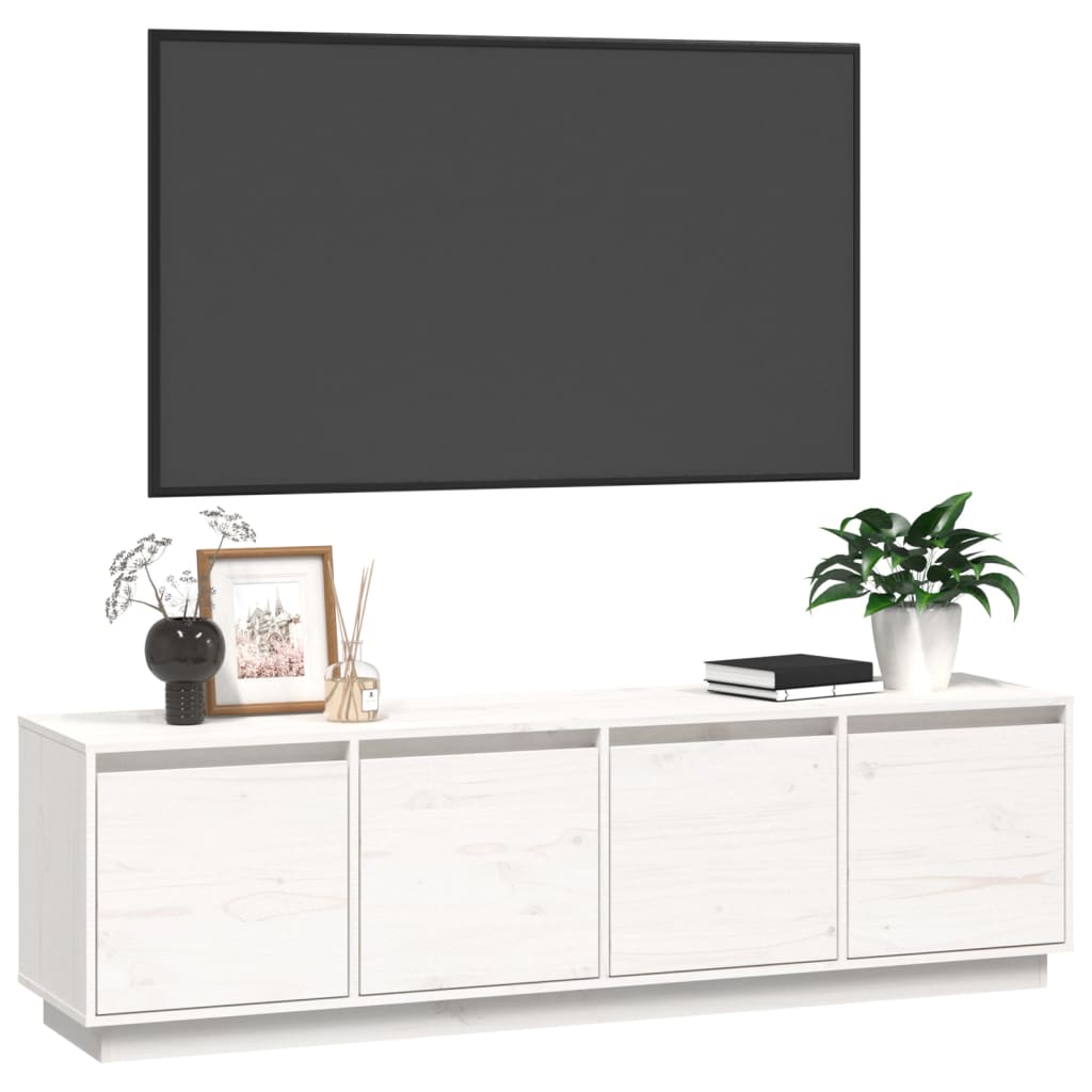 Tv-meubel 156x37x45 cm massief grenenhout