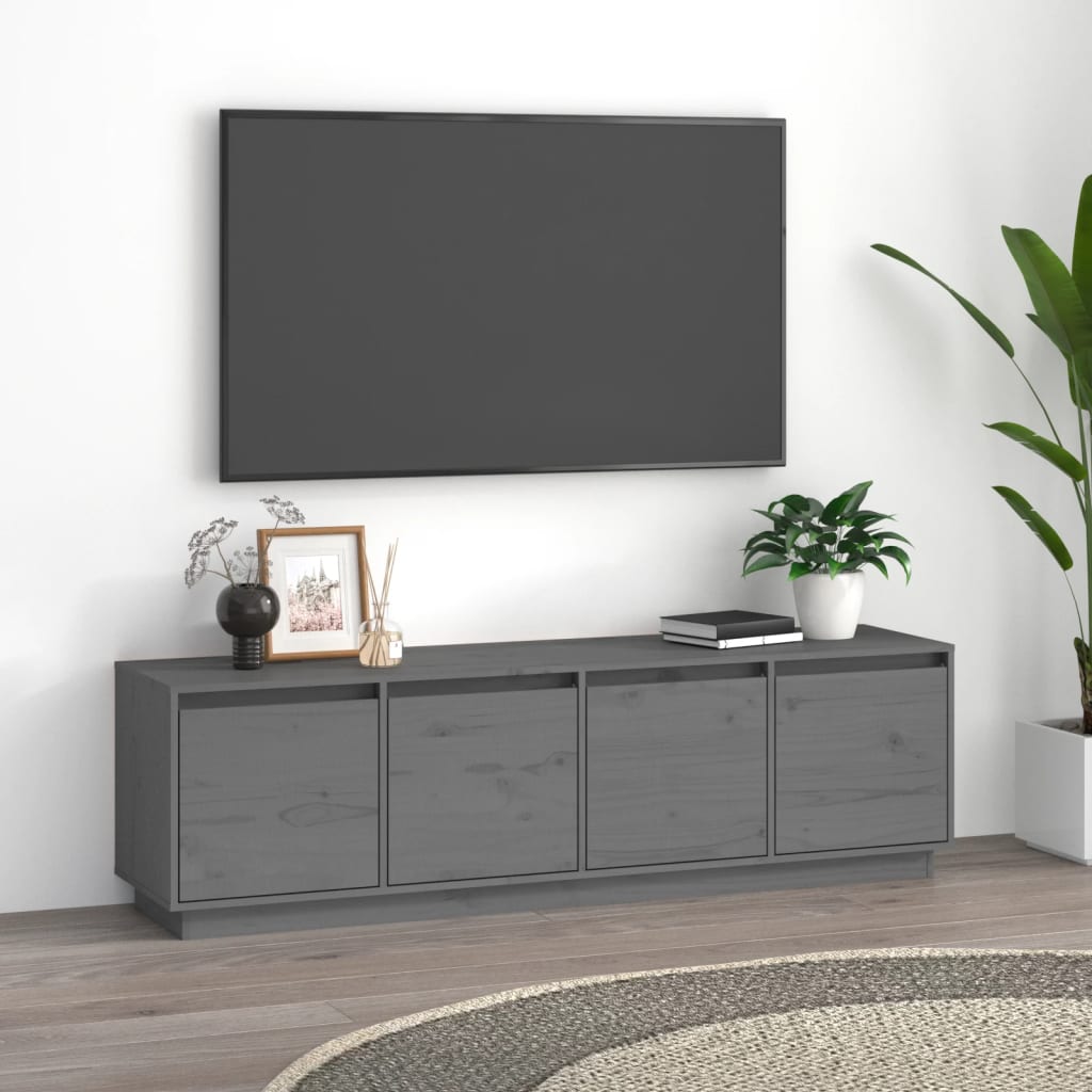 Tv-meubel 156x37x45 cm massief grenenhout