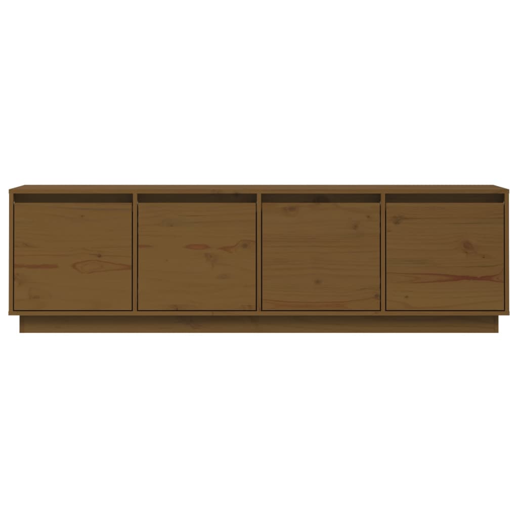 Tv-meubel 156x37x45 cm massief grenenhout