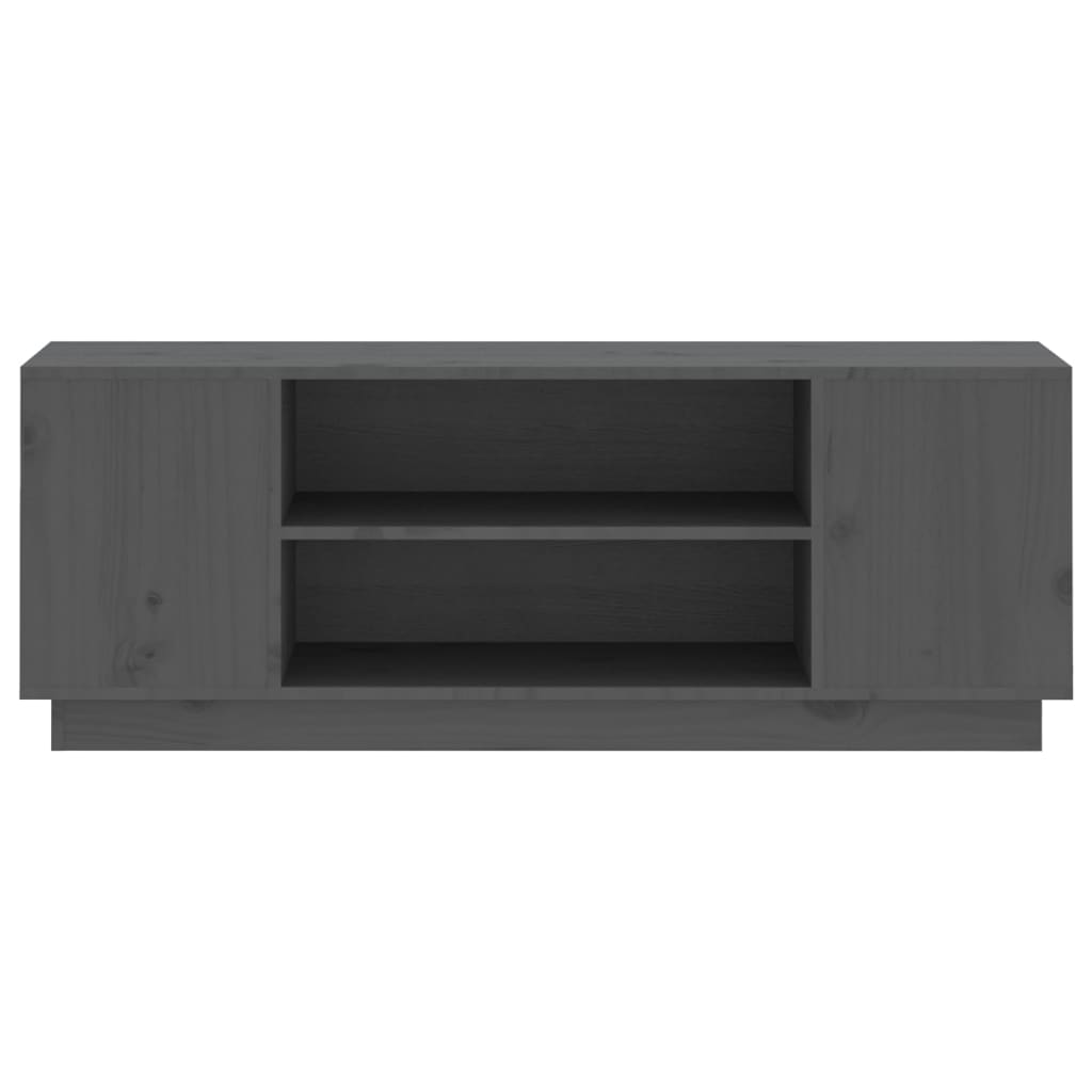 Tv-meubel 110x35x40,5 cm massief grenenhout honingbruin