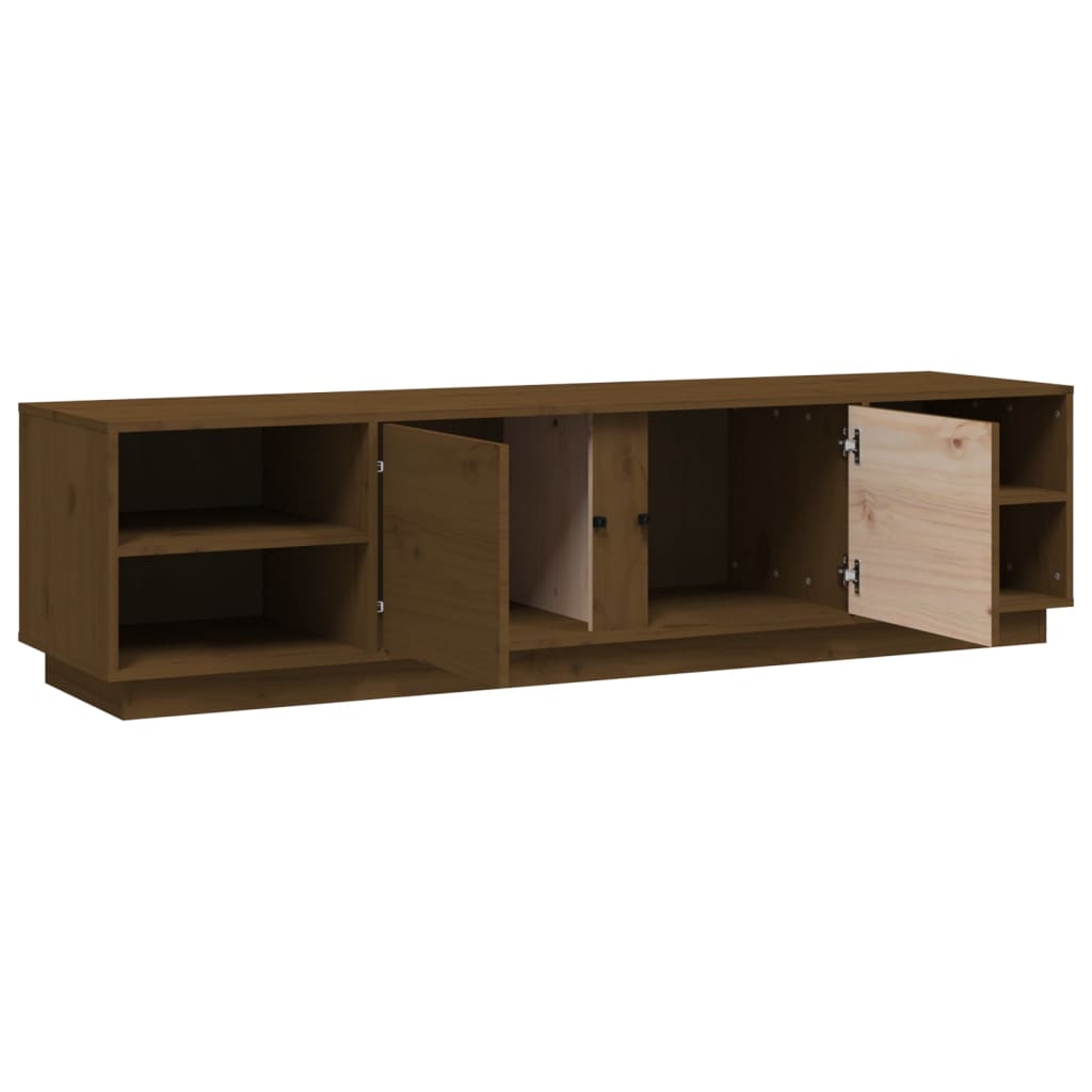 Tv-meubel 156x40x40 cm massief grenenhout