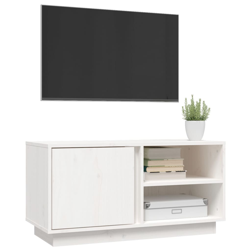 Tv-meubel 80x35x40,5 cm massief grenenhout