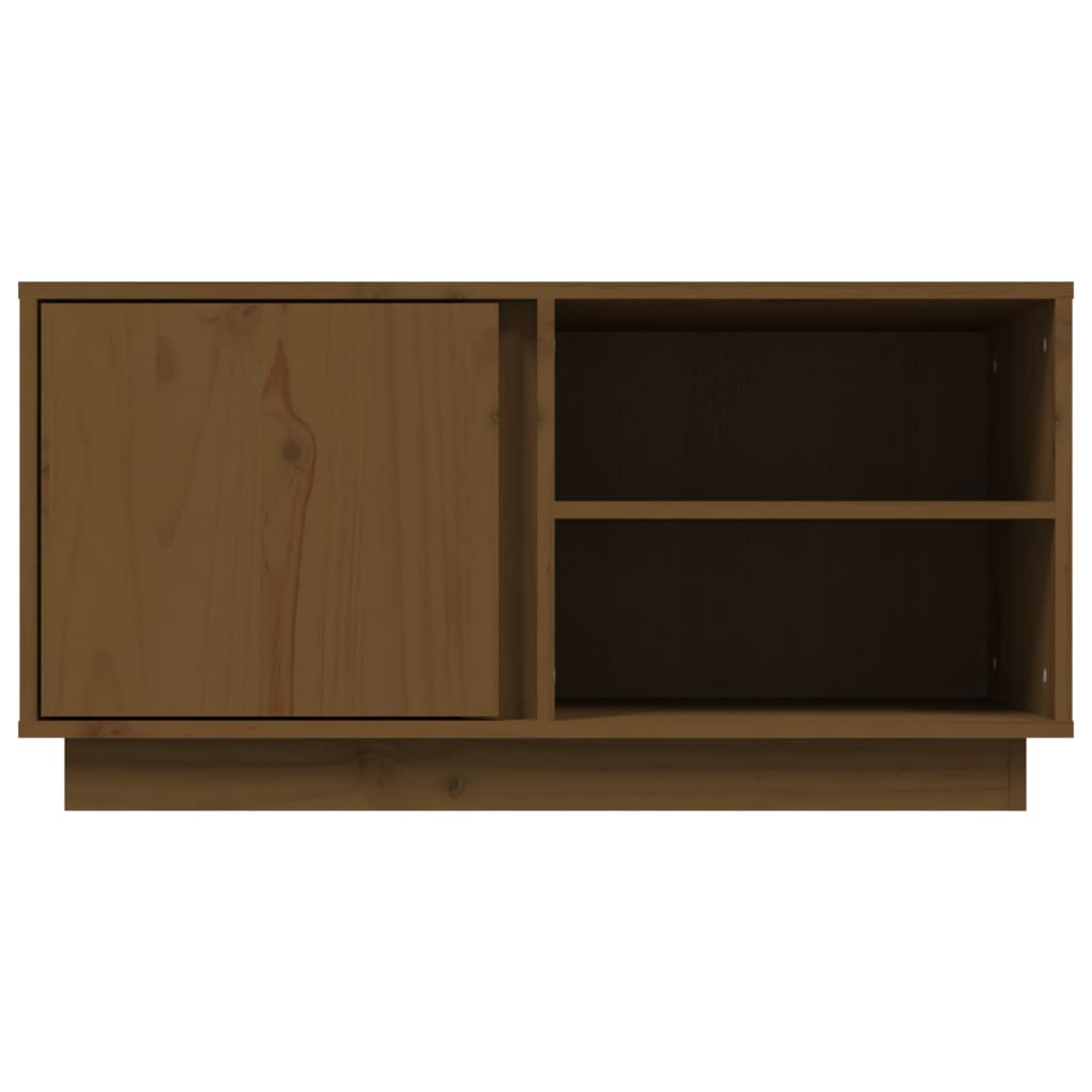 Tv-meubel 80x35x40,5 cm massief grenenhout