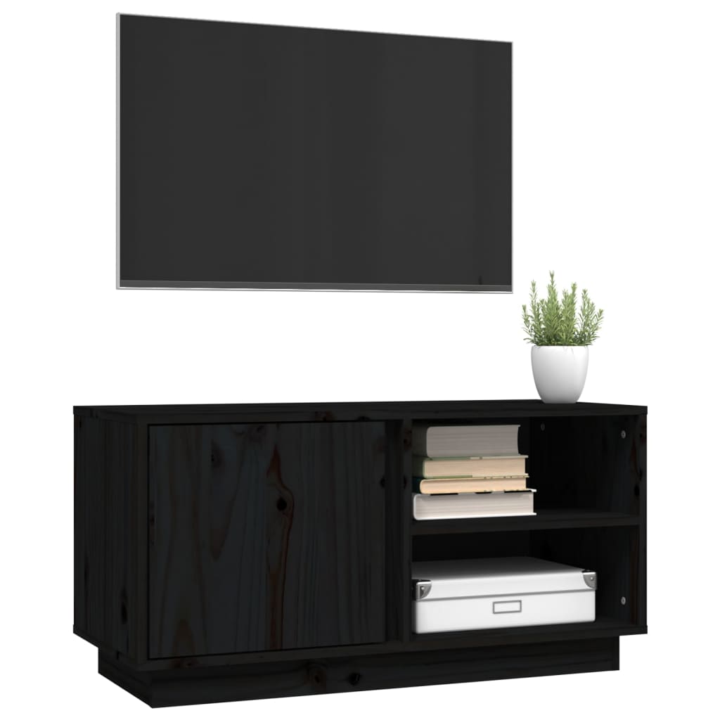 Tv-meubel 80x35x40,5 cm massief grenenhout