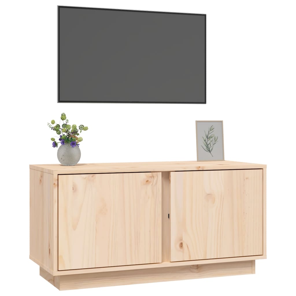 Tv-meubel 80x35x40,5 cm massief grenenhout