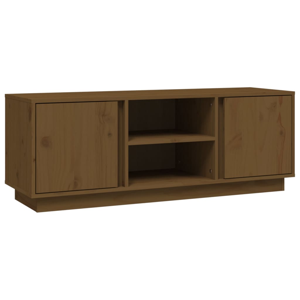 Tv-meubel 110x35x40,5 cm massief grenenhout