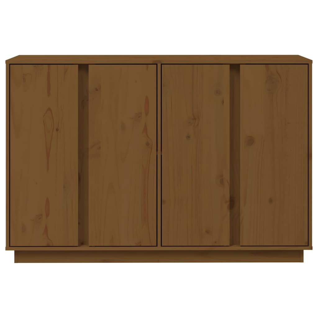 Dressoir 120x35x80 cm massief grenenhout