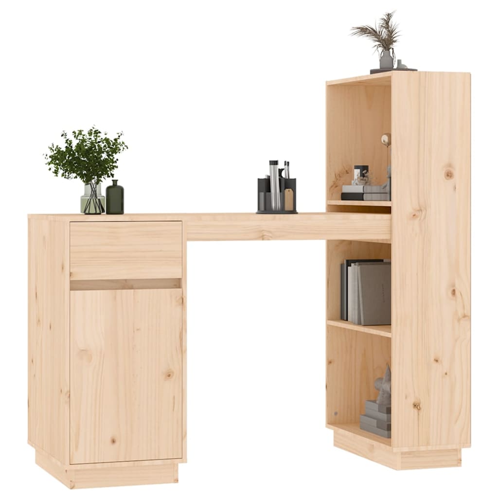 Bureau 110x53x117 cm massief grenenhout