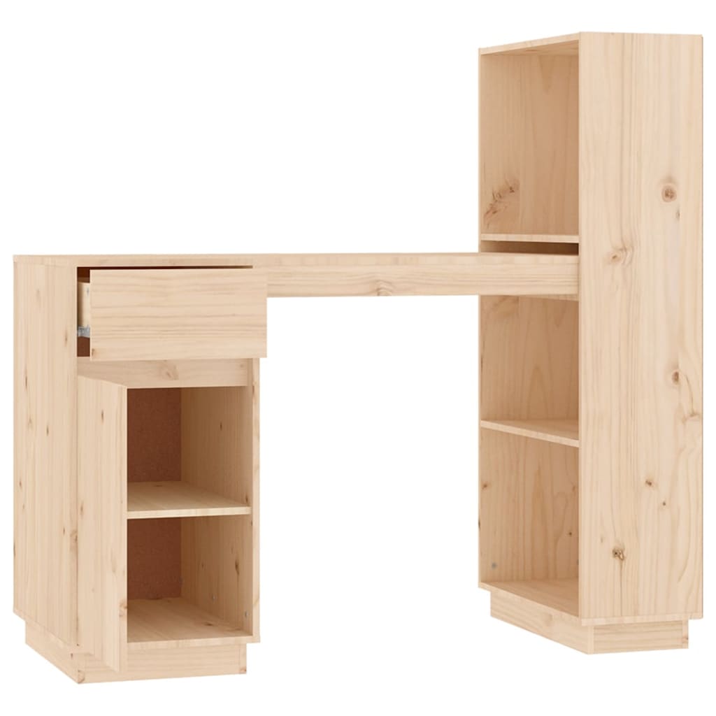 Bureau 110x53x117 cm massief grenenhout