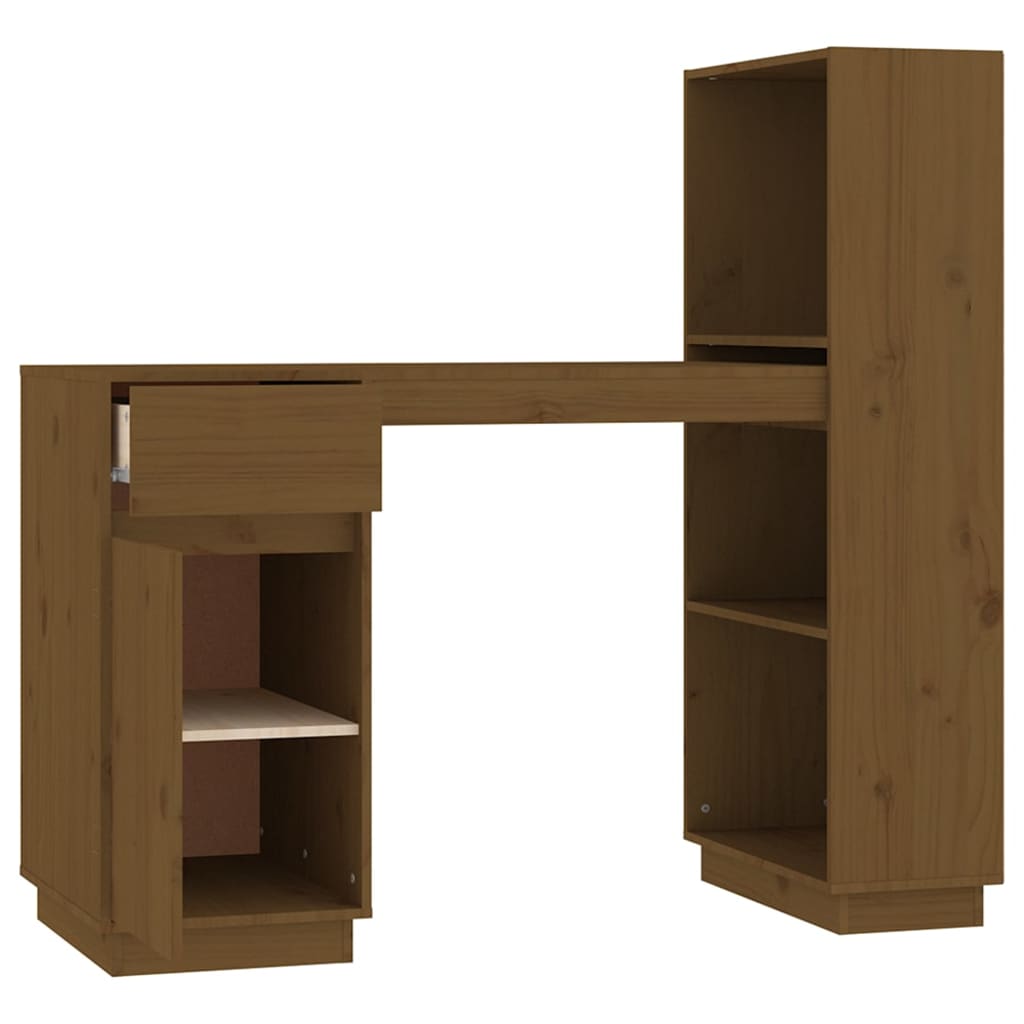 Bureau 110x53x117 cm massief grenenhout