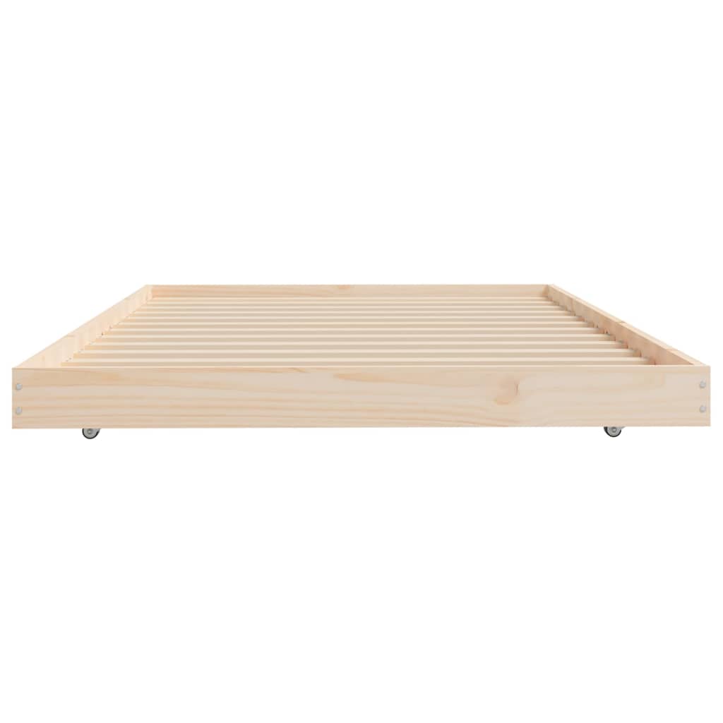 Bedframe 75x190 cm massief grenenhout