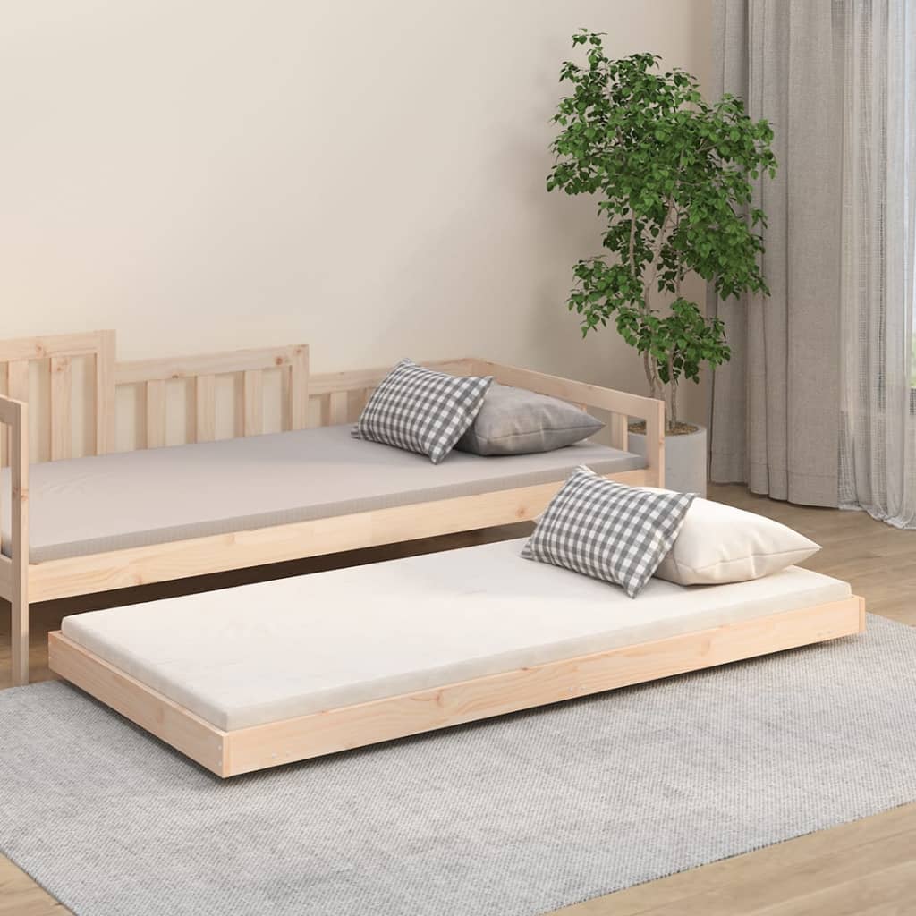 Bedframe 75x190 cm massief grenenhout