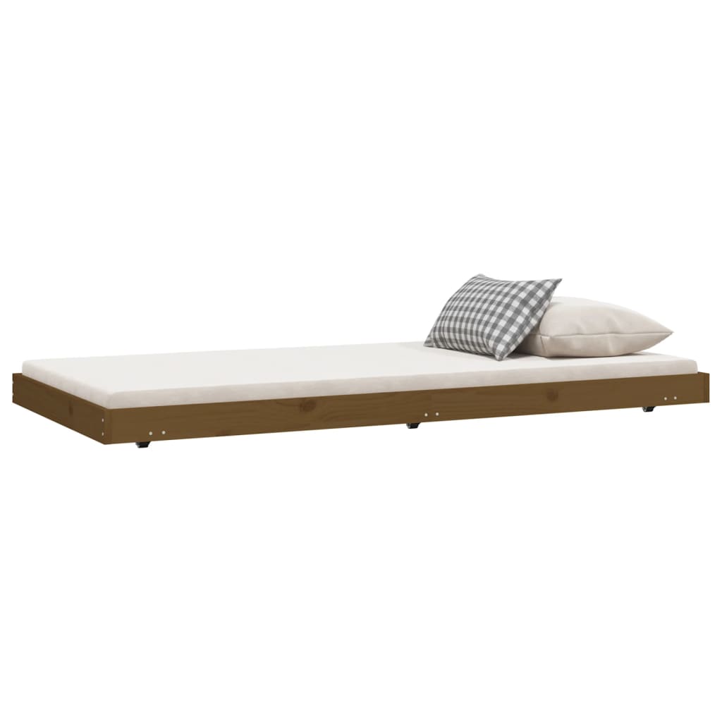 Bedframe 75x190 cm massief grenenhout