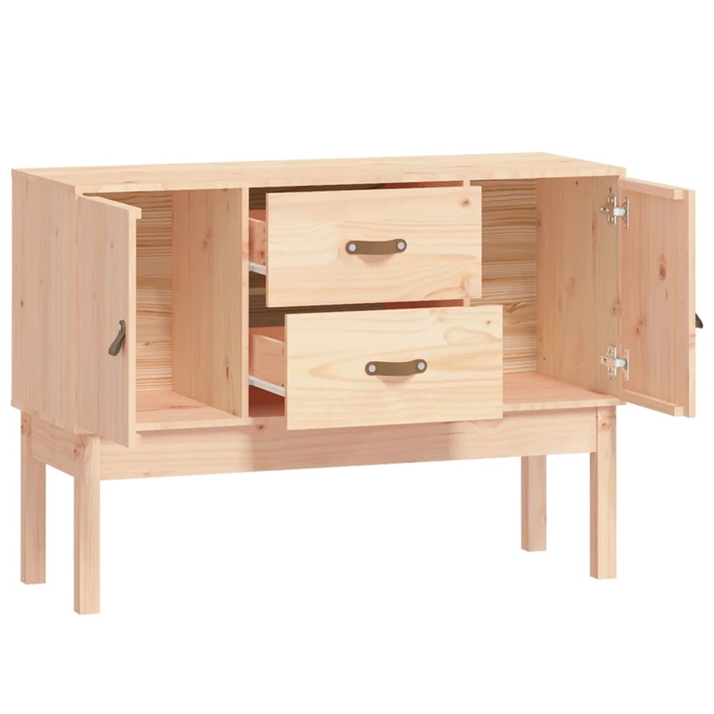 Dressoir 110x40x78 cm massief grenenhout