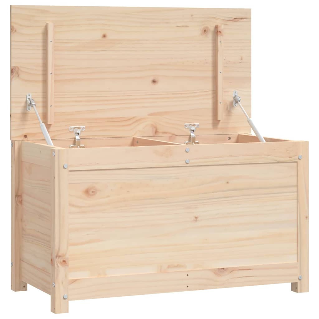 Opbergbox 80x40x45,5 cm massief grenenhout