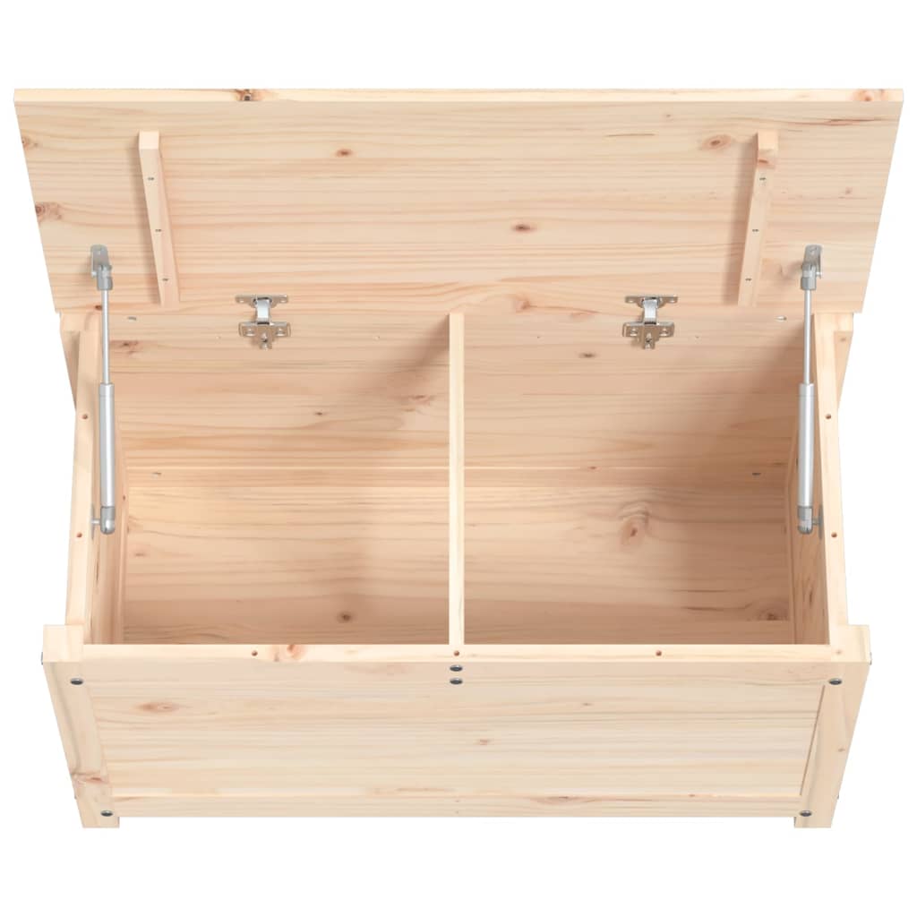 Opbergbox 80x40x45,5 cm massief grenenhout