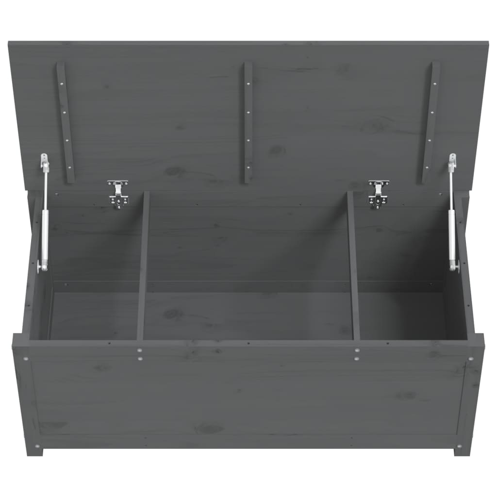 Opbergbox 80x40x45,5 cm massief grenenhout