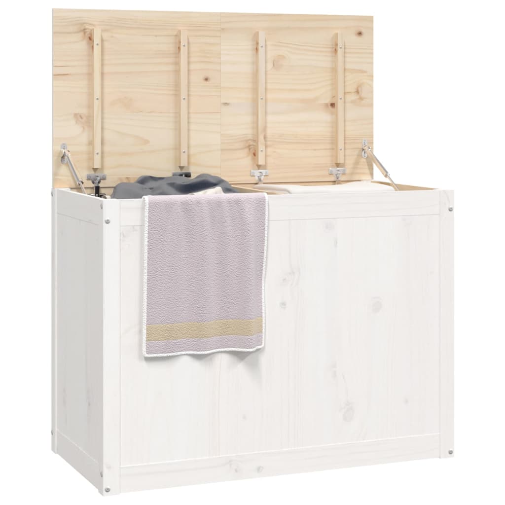 Wasmand 44x44x66 cm massief grenenhout