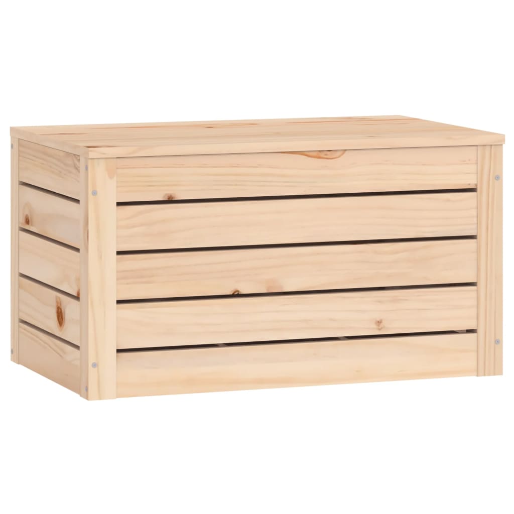 Opbergbox 109x36,5x33 cm massief grenenhout