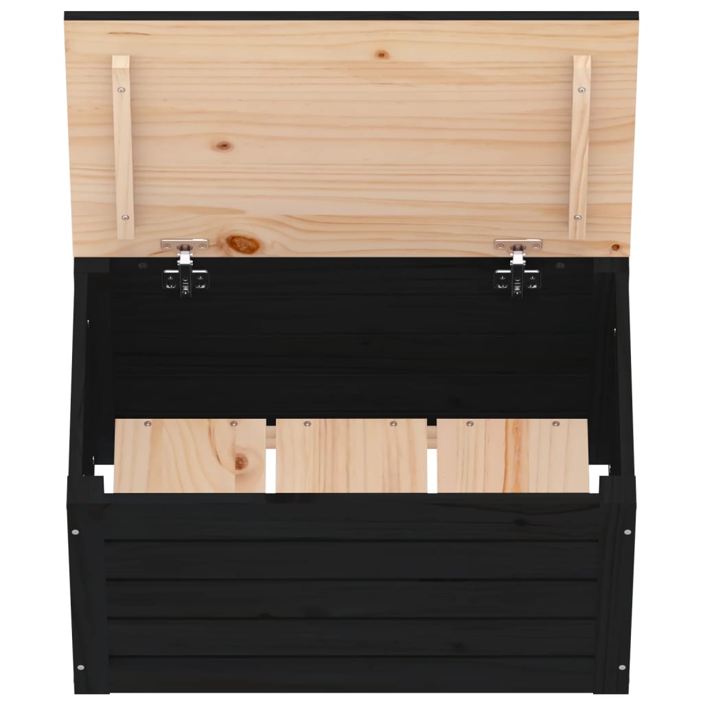 Opbergbox 109x36,5x33 cm massief grenenhout