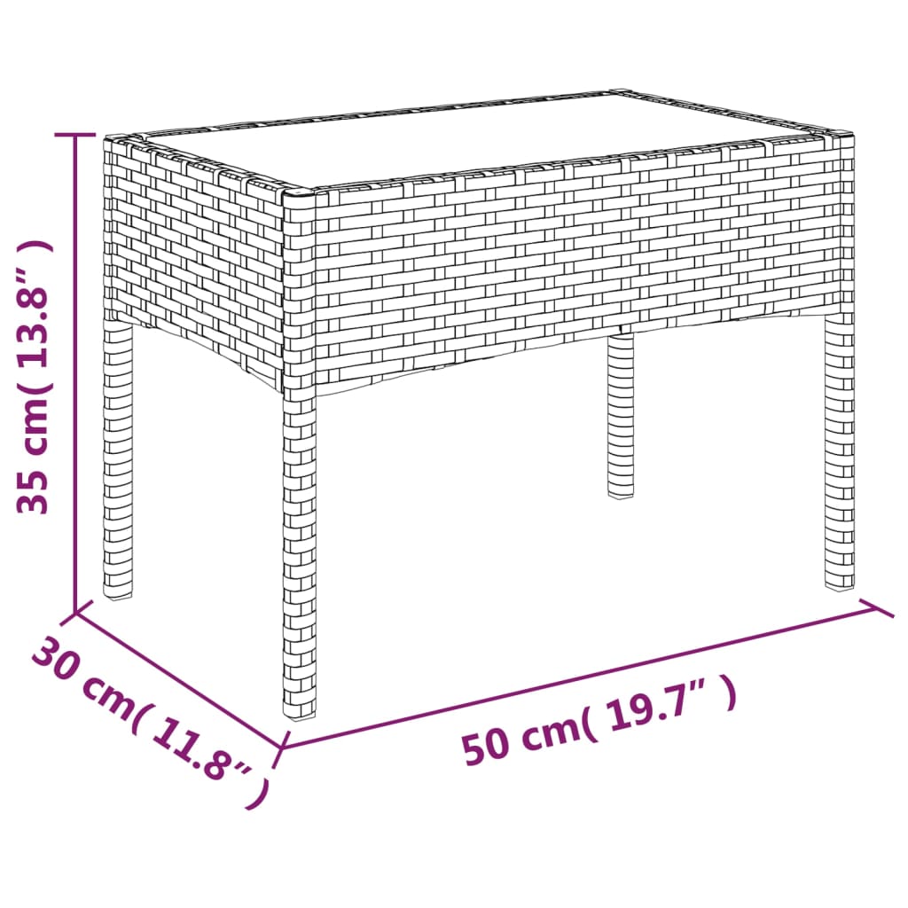 4-delige Loungeset met kussens poly rattan