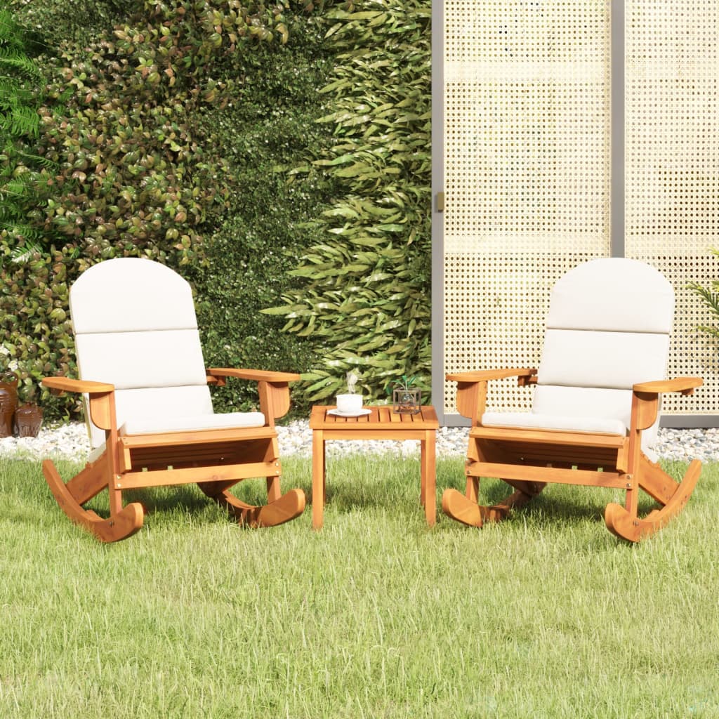 3-delige Loungeset Adirondack massief acaciahout