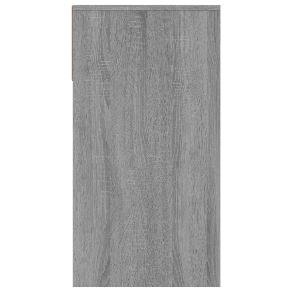 Wandtafel 100x39x75 cm bewerkt hout eikenkleurig