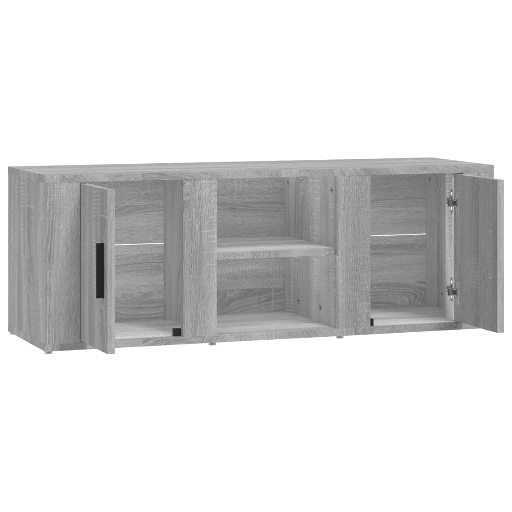 Tv-meubel 100x31,5x35 cm bewerkt hout